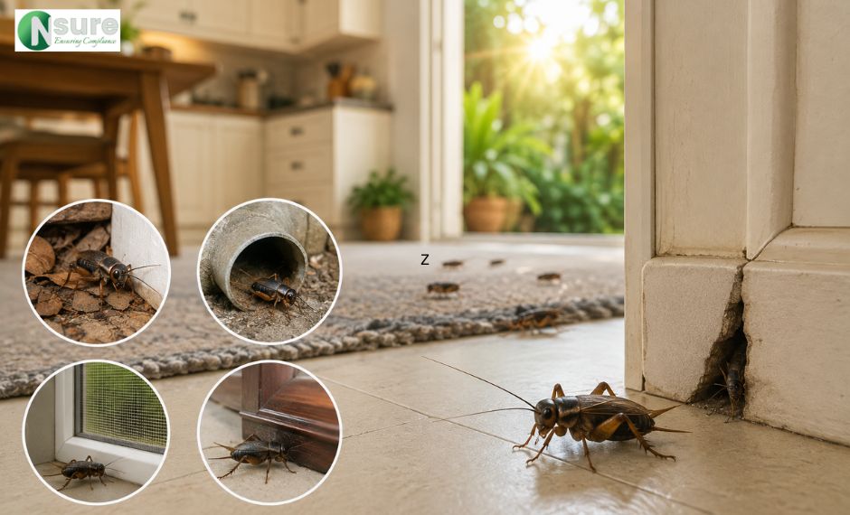 CRICKETS IN YOUR HOME THIS SUMMER